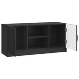 vidaXL TV Kast Zwart 102 x 34,5 x 47 cm Bewerkt hout