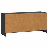 vidaXL TV Kast Zwart 102 x 34,5 x 47 cm Bewerkt hout