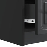 vidaXL TV Kast met lade Zwart 147 x 34,5 x 27 cm Bewerkt hout