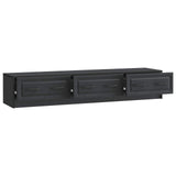 vidaXL TV Kast met lade Zwart 147 x 34,5 x 27 cm Bewerkt hout