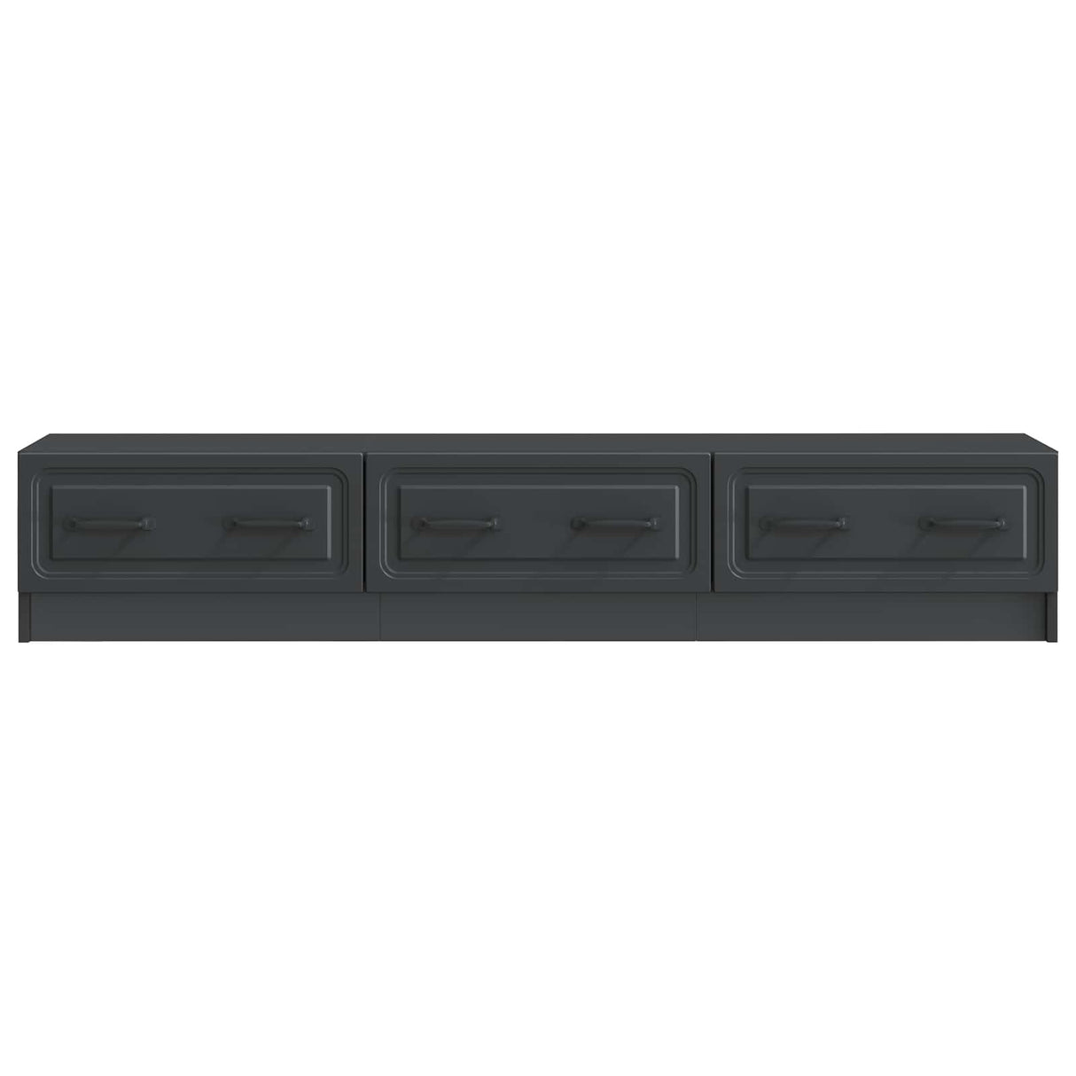 vidaXL TV Kast met lade Zwart 147 x 34,5 x 27 cm Bewerkt hout