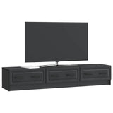 vidaXL TV Kast met lade Zwart 147 x 34,5 x 27 cm Bewerkt hout