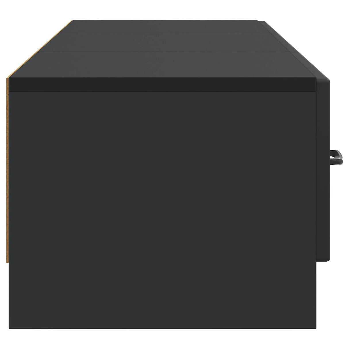 vidaXL TV Kast met lade Zwart 147 x 34,5 x 27 cm Bewerkt hout