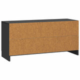 vidaXL TV Kast Zwart 99 x 34,5 x 47 cm Bewerkt hout