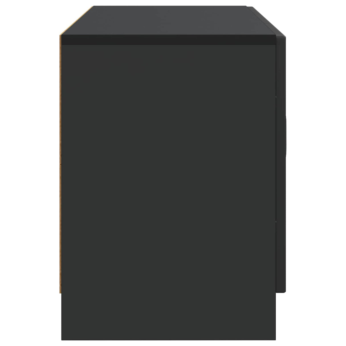 vidaXL TV Kast Zwart 99 x 34,5 x 47 cm Bewerkt hout