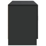 vidaXL TV Kast Zwart 99 x 34,5 x 47 cm Bewerkt hout