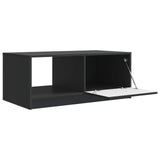 vidaXL Coffee Table Black 90 x 50 x 37 cm Engineered Wood