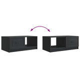 vidaXL Coffee Table Black 90 x 50 x 37 cm Engineered Wood