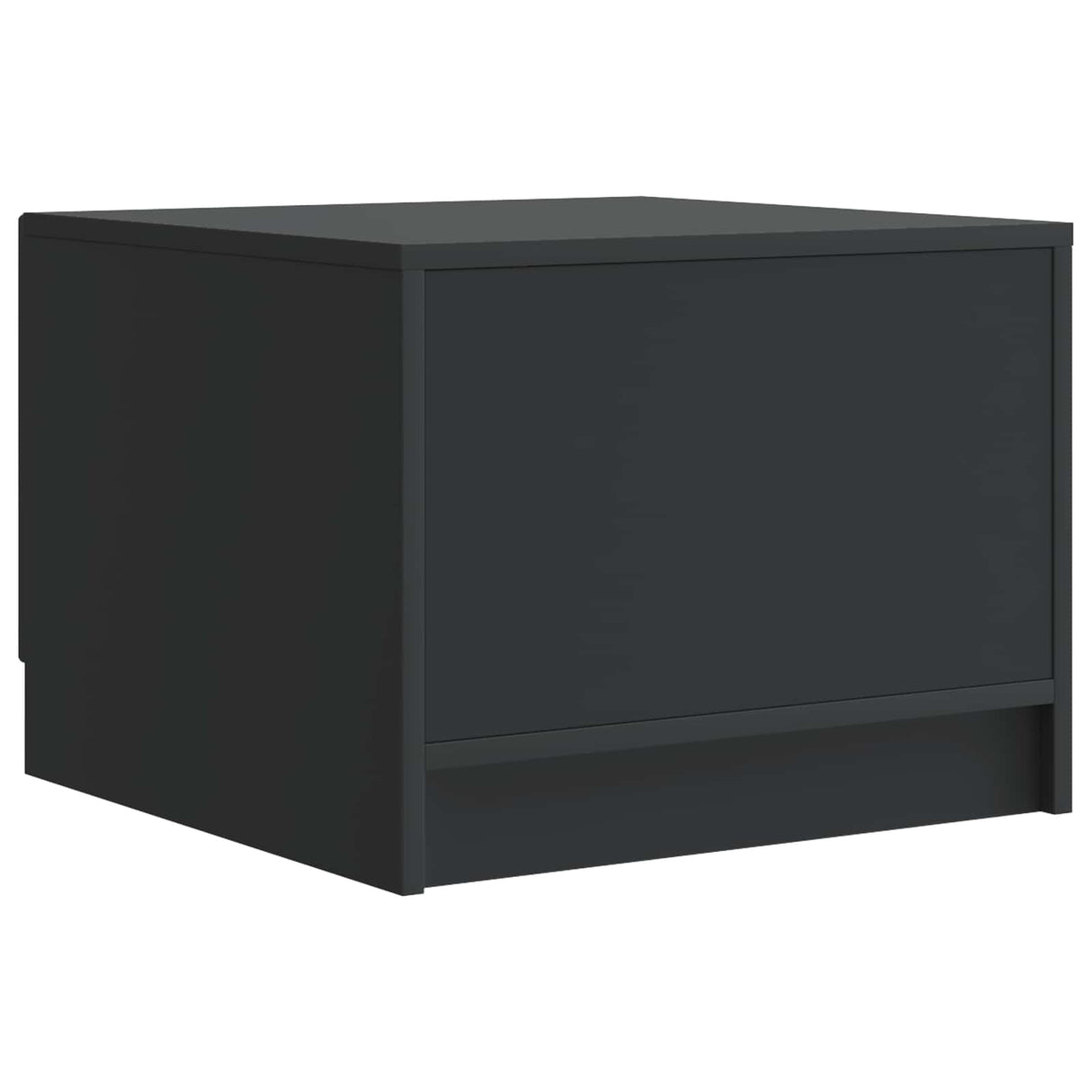 vidaXL Salontafel met lade Zwart 49 x 50 x 37 cm Bewerkt hout