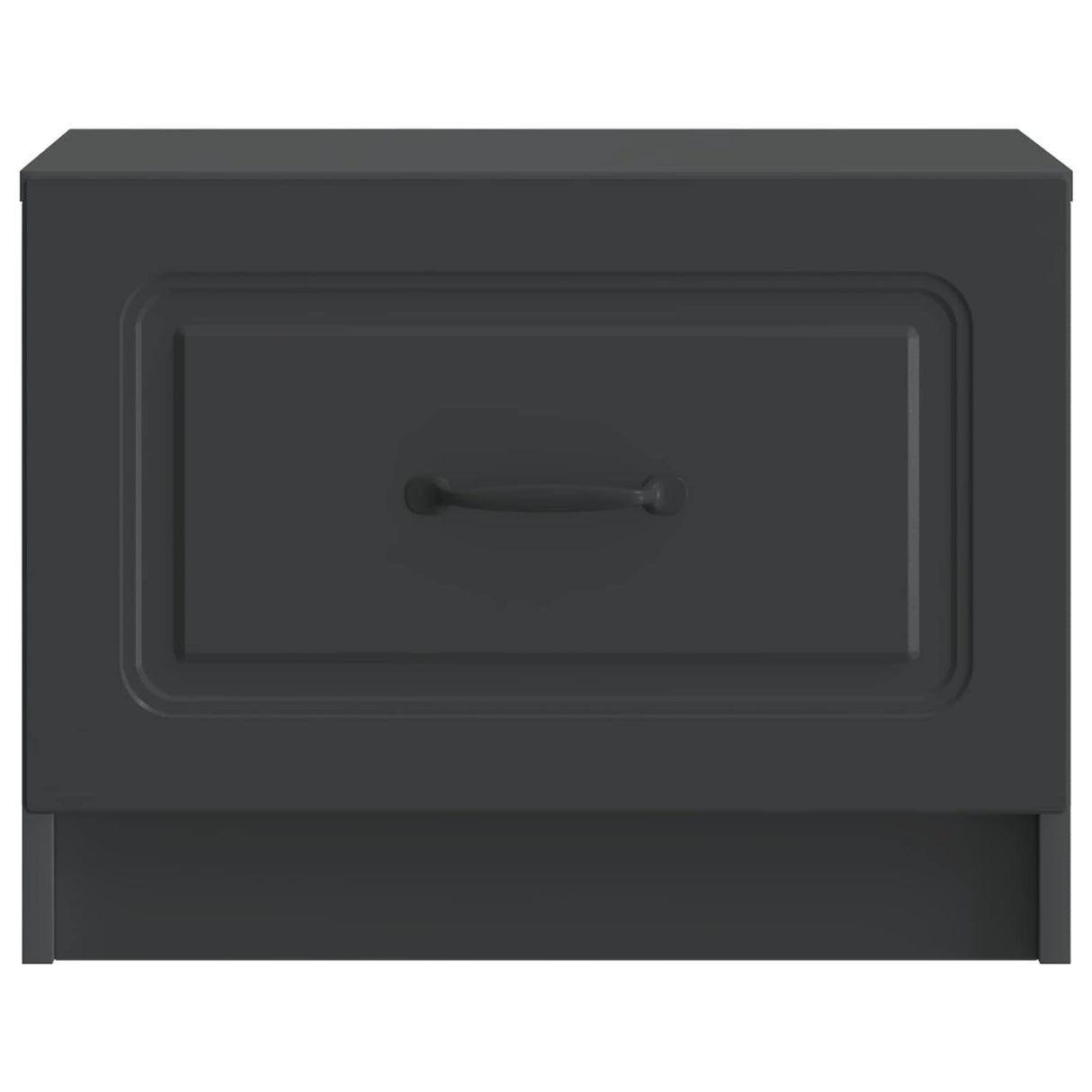 vidaXL Salontafel met lade Zwart 49 x 50 x 37 cm Bewerkt hout