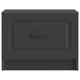 vidaXL Salontafel met lade Zwart 49 x 50 x 37 cm Bewerkt hout