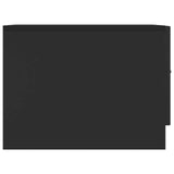 vidaXL Salontafel met lade Zwart 49 x 50 x 37 cm Bewerkt hout