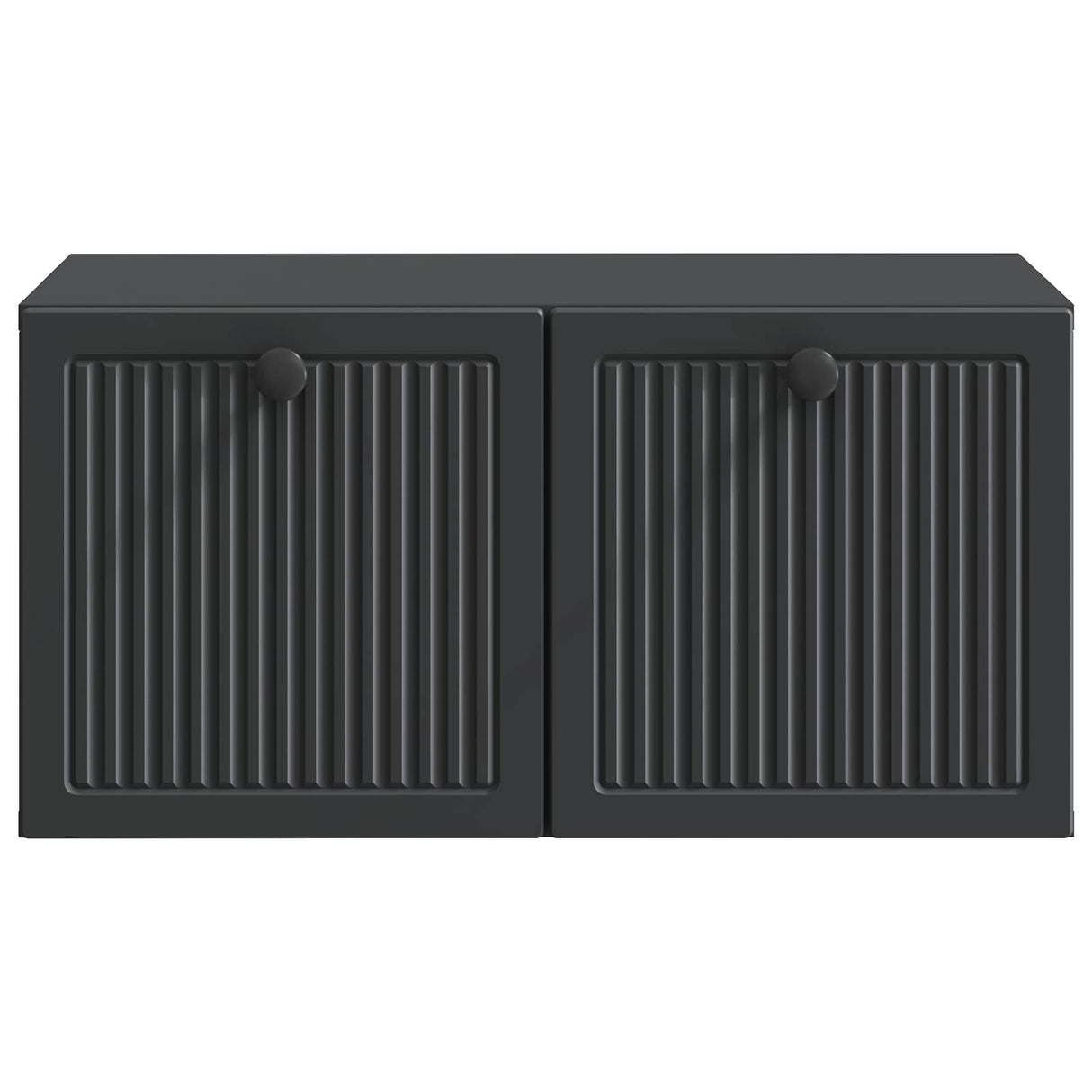 vidaXL Wall-Mounted TV Cabinet Black 59.5x41x30 cm Engineered Wood