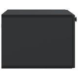 vidaXL Wall-Mounted TV Cabinet Black 59.5x41x30 cm Engineered Wood