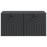 vidaXL Wandmontage TV-kast Zwart 59,5 x 41 x 30 cm Bewerkt hout