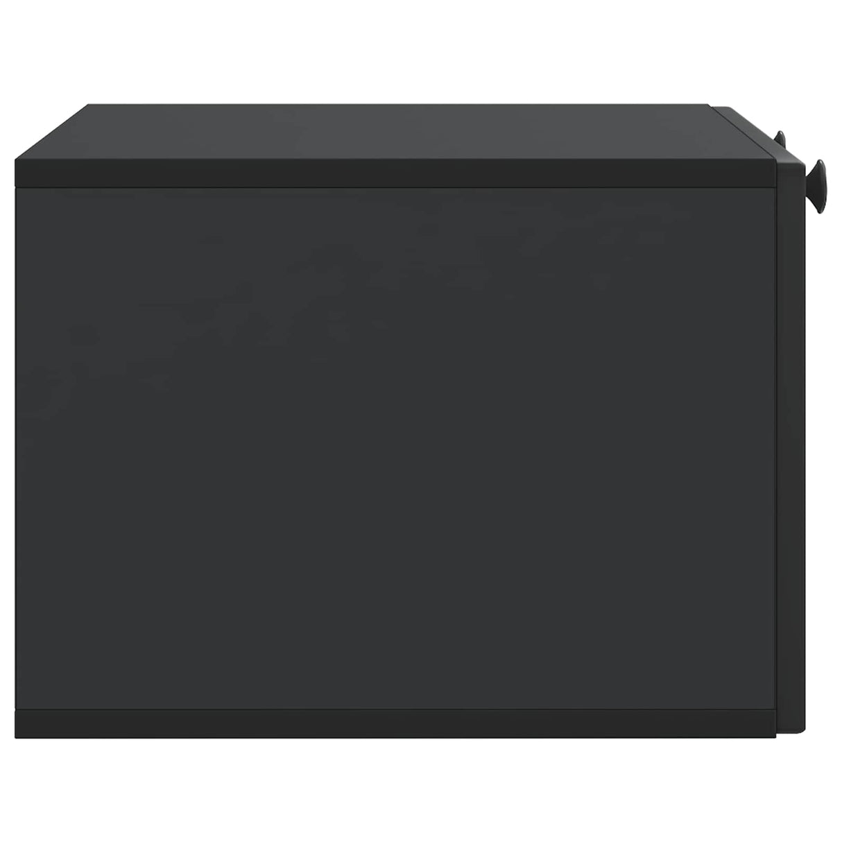 vidaXL Wandmontage TV-kast Zwart 59,5 x 41 x 30 cm Bewerkt hout