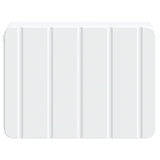 vidaXL Muurbevestigde Nachttafel met lade 2 pcs Wit 33 x 34,5 x 24 cm