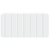 vidaXL Muurbevestigde Nachttafel met lade 2 pcs Wit 49 x 34,5 x 24 cm