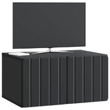 vidaXL Wall-Mounted TV Cabinet Black 59.5x41x30 cm Engineered Wood