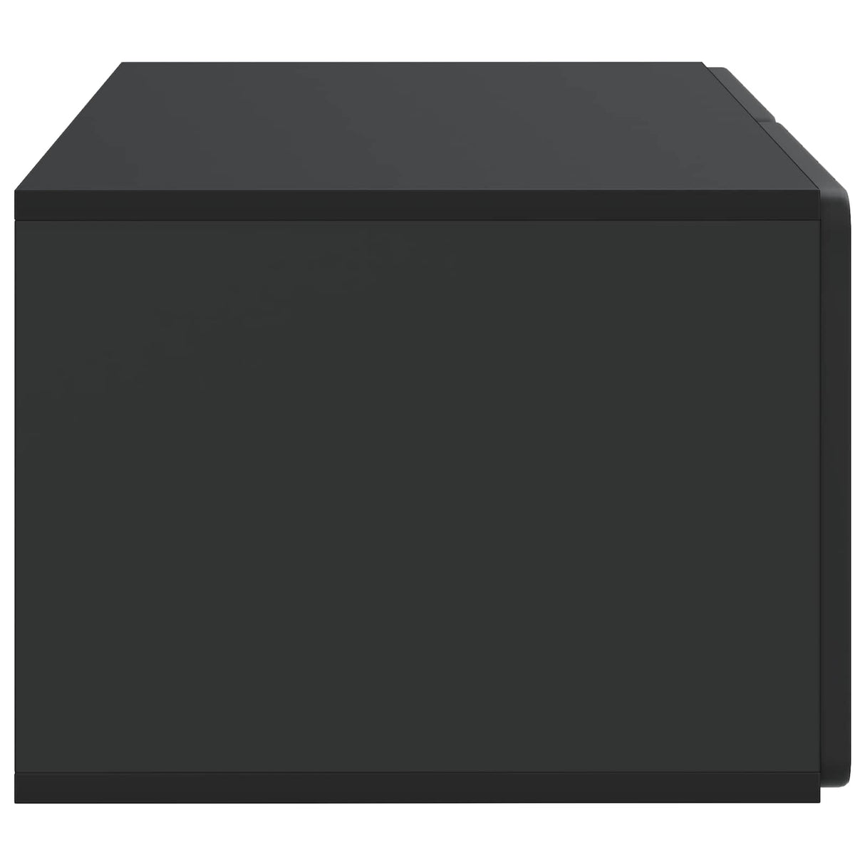 vidaXL Wall-Mounted TV Cabinet Black 59.5x41x30 cm Engineered Wood