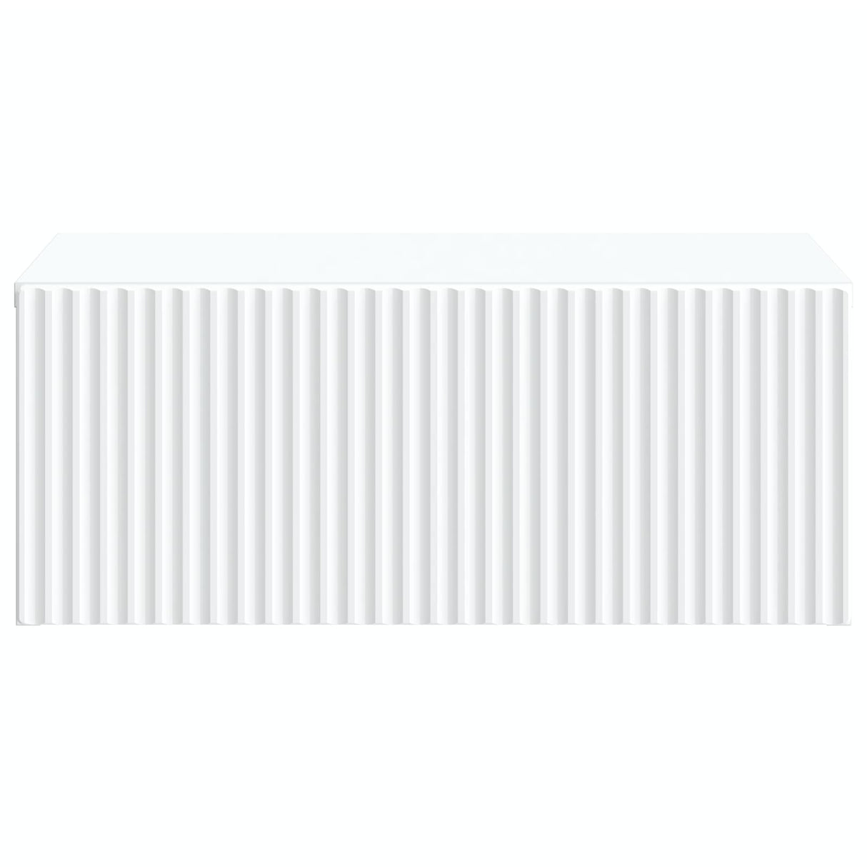 vidaXL Muurbevestigde Nachttafel met lade 2 pcs Wit 49 x 34,5 x 20 cm
