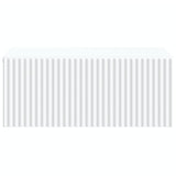 vidaXL Muurbevestigde Nachttafel met lade 2 pcs Wit 49 x 34,5 x 20 cm