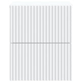 vidaXL Muurbevestigde Nachttafel met lade 2 pcs Wit 33 x 34,5 x 40 cm