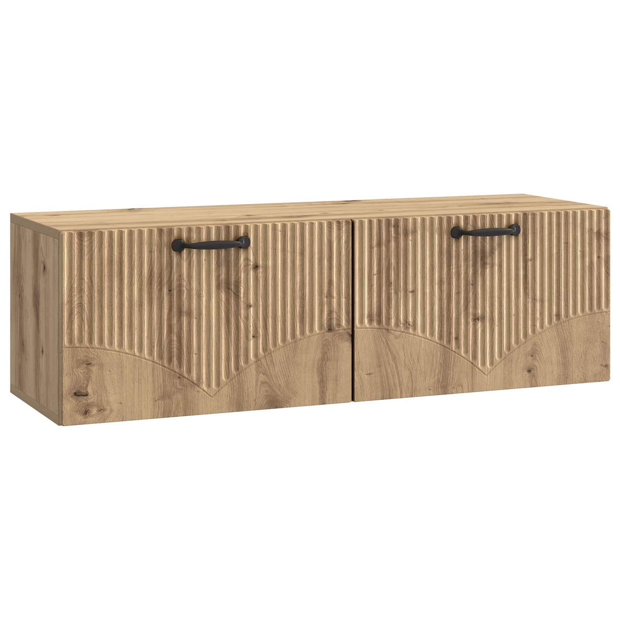 vidaXL Wandmontage TV-kast Artisanaal eiken 98 x 31 x 30 cm