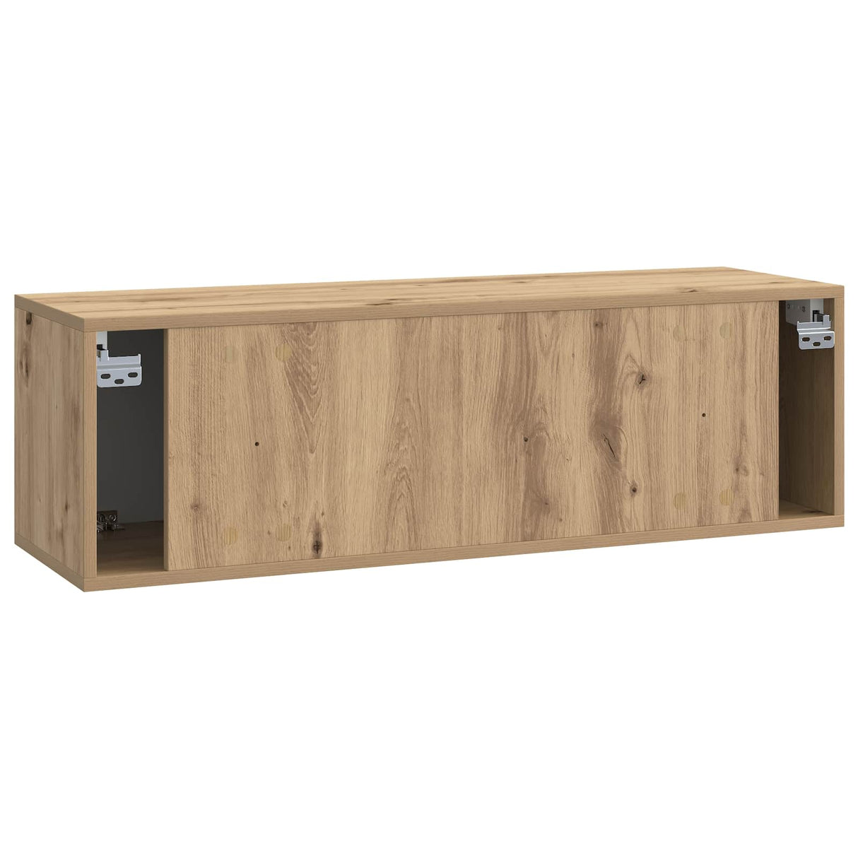 vidaXL Wandmontage TV-kast Artisanaal eiken 98 x 31 x 30 cm