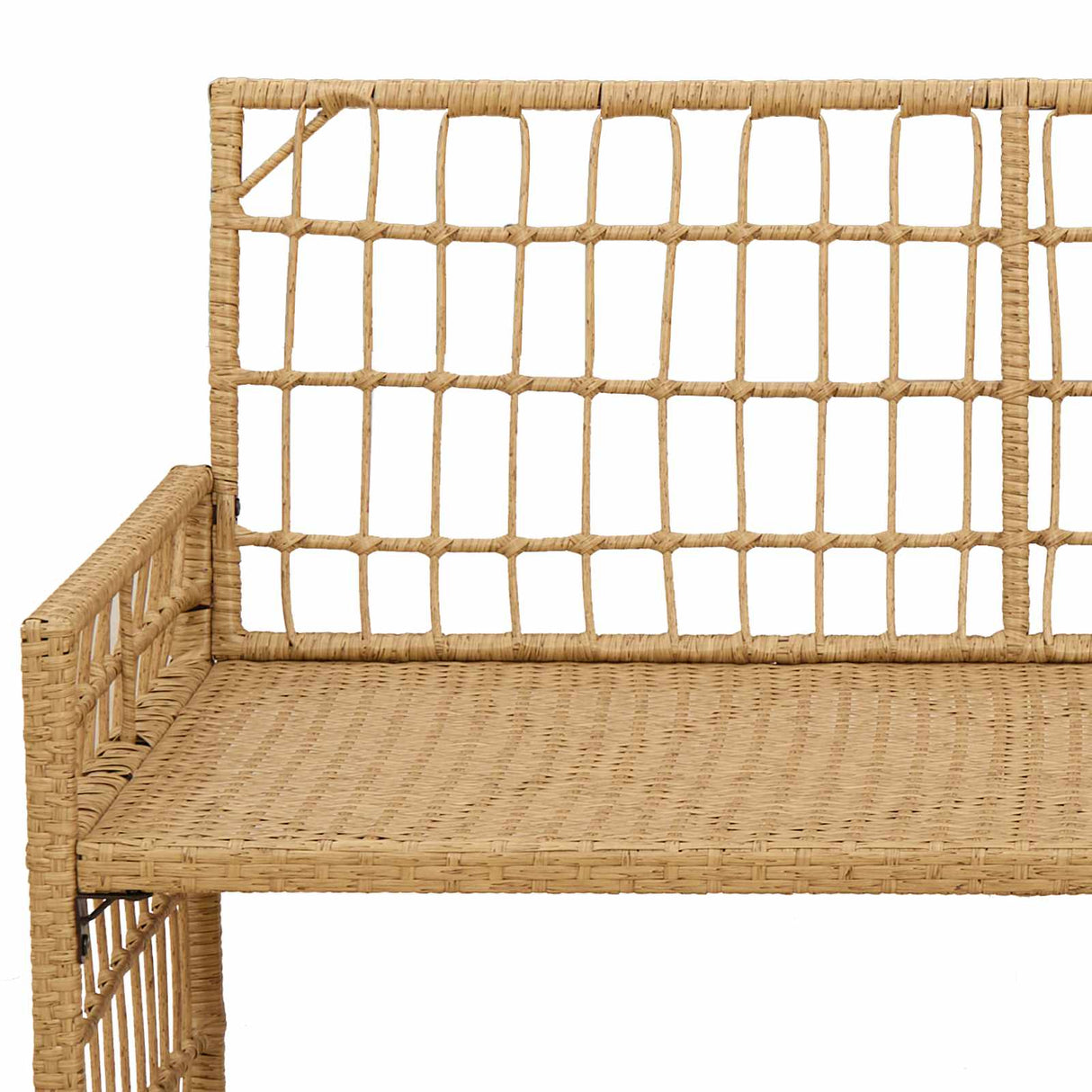vidaXL Tuinbank Effen Zwart en Donker Grijs 116 x 55 x 82 cm