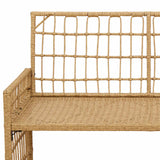 vidaXL Tuinbank Effen Zwart en Donker Grijs 116 x 55 x 82 cm