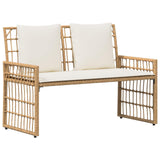 vidaXL Tuinbank Effen Zwart en Donker Grijs 116 x 55 x 82 cm