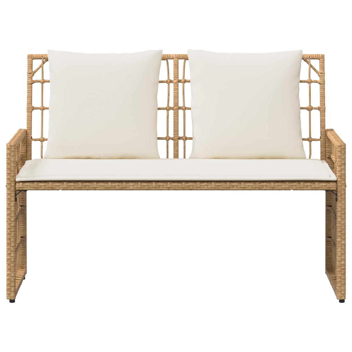 vidaXL Tuinbank Effen Zwart en Donker Grijs 116 x 55 x 82 cm