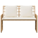 vidaXL Tuinbank Effen Zwart en Donker Grijs 116 x 55 x 82 cm