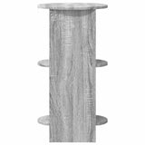 vidaXL Bijzetkast Gerookte Eik 40 x 40 x 75 cm Geconstrueerd hout