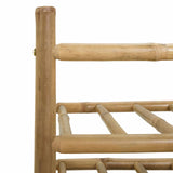 vidaXL Wine Rack Natural 32.5 x 29.5 x 36 cm Bamboo