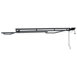 vidaXL Handbediende luifel met LED's Antraciet 3 x 2,5 m Aluminium