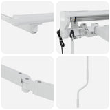vidaXL Elektrisch Uittrekbaar Markies Frame Wit 2,5 x 2 m Staal