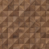 vidaXL Hoofdbord Wandgemonteerd Naturel 120 cm Massief Teakhout