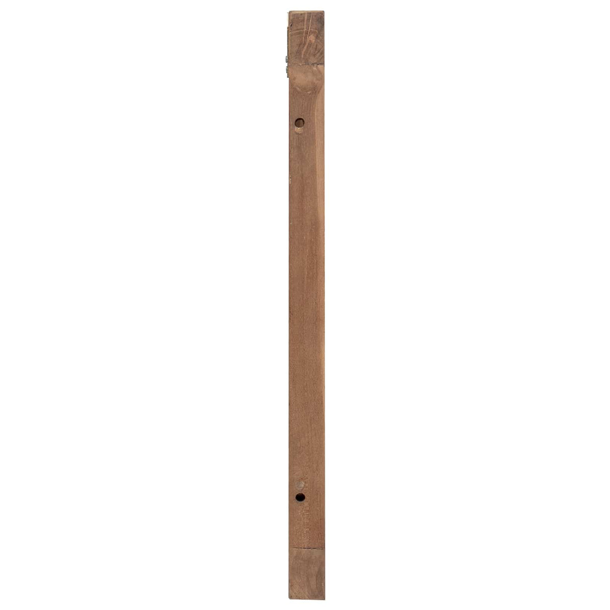 vidaXL Hoofdbord Wandgemonteerd Naturel 120 cm Massief Teakhout