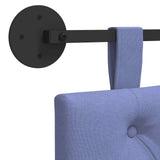 vidaXL Tête de lit suspendue Jean bleu 90 x 55 x 7 cm Tissu