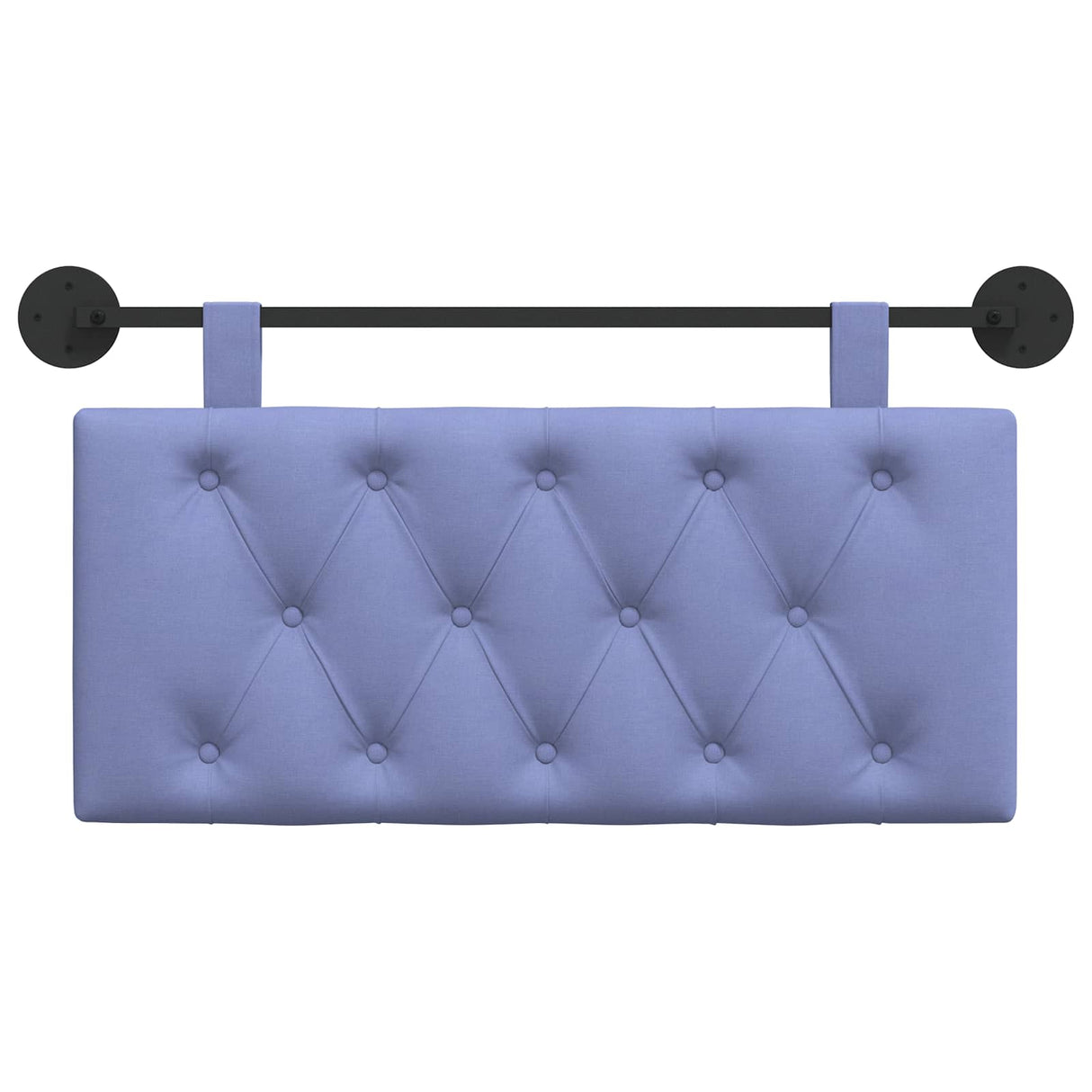 vidaXL Tête de lit suspendue Jean bleu 90 x 55 x 7 cm Tissu