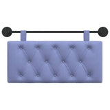 vidaXL Tête de lit suspendue Jean bleu 90 x 55 x 7 cm Tissu