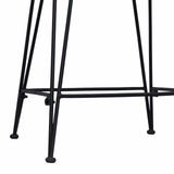 vidaXL Barkruk 2 pcs Naturel 44 x 45 x 76 cm Riet en Staal