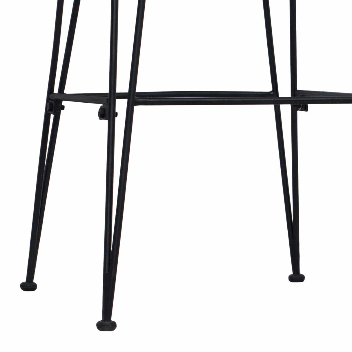 vidaXL Barkruk 2 pcs Naturel 44 x 55 x 109 cm Riet en Staal