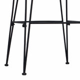 vidaXL Barkruk 2 pcs Naturel 44 x 55 x 109 cm Riet en Staal