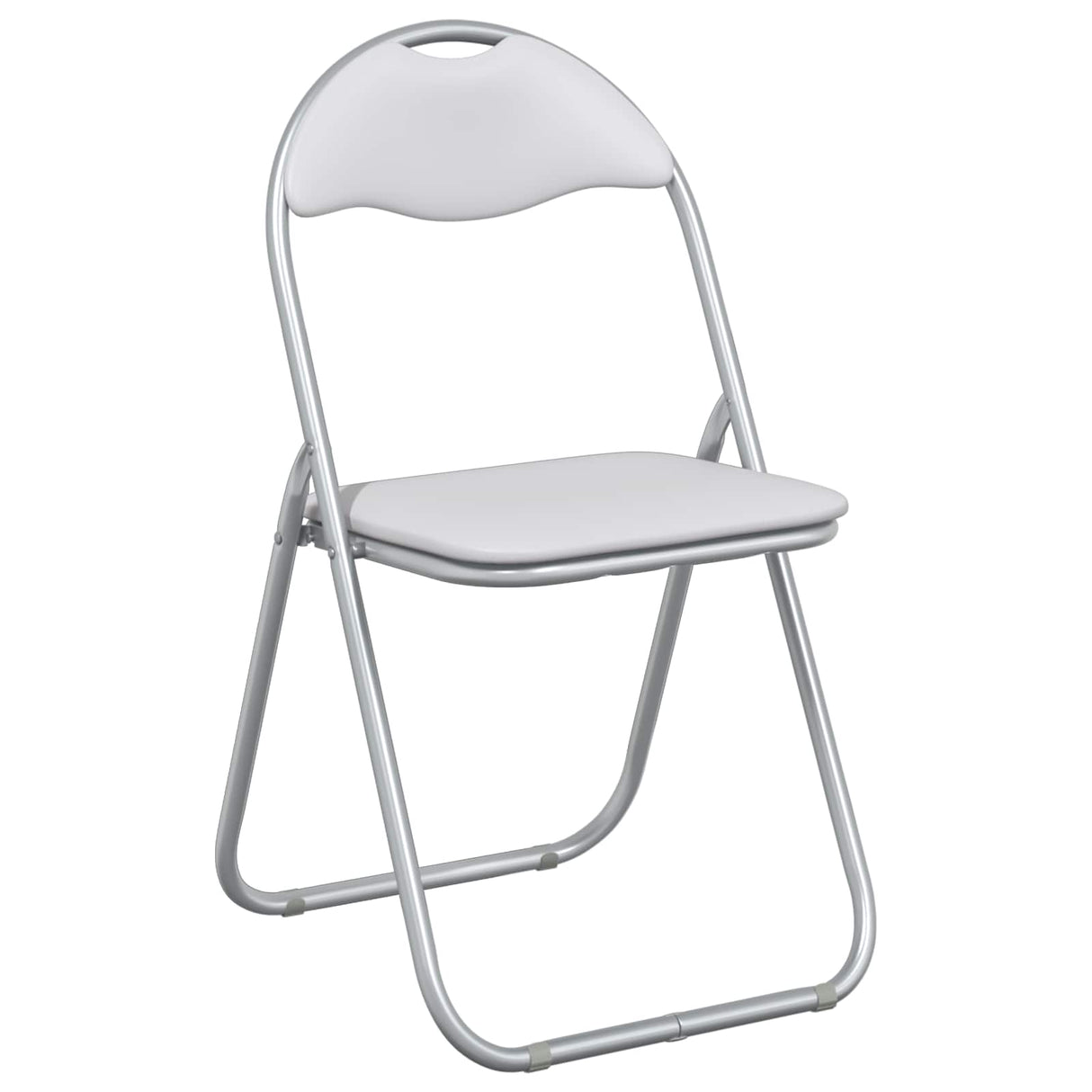 vidaXL Folding chair 2 pcs Black and Grey 48 x 43.5 x 81 cm