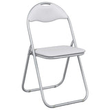 vidaXL Folding chair 2 pcs Black and Grey 48 x 43.5 x 81 cm