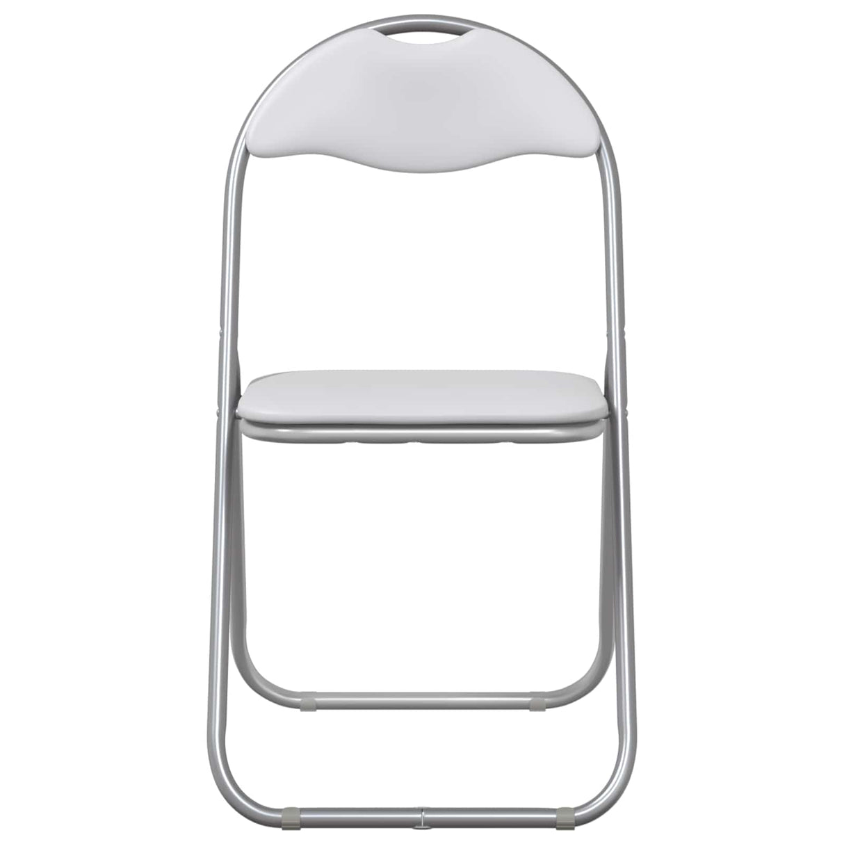 vidaXL Folding chair 2 pcs Black and Grey 48 x 43.5 x 81 cm
