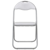 vidaXL Folding chair 2 pcs Black and Grey 48 x 43.5 x 81 cm